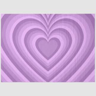 Papel De Seda Púrpura Hipnótica Prato de Amor