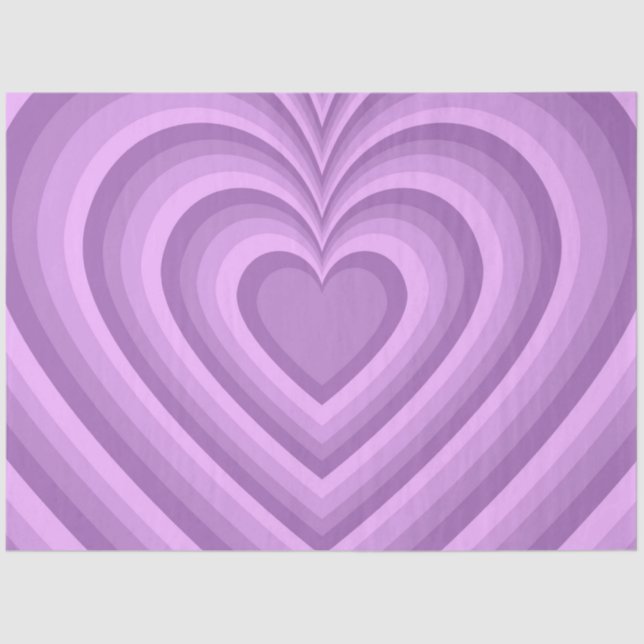 Papel De Seda Púrpura Hipnótica Prato de Amor (Frente )