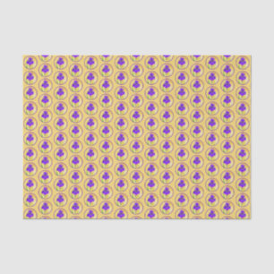 Papel De Seda Púrpura Iris - Arte Flor Original