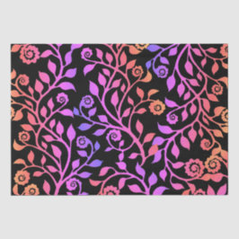 Papel De Seda Púrpura Rosa Preta Púrpura Púrpura Púrpura Púrpura