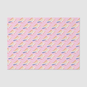Papel De Seda Púrpura Rosa Púrpura, Simples, Do Oceano Maríti
