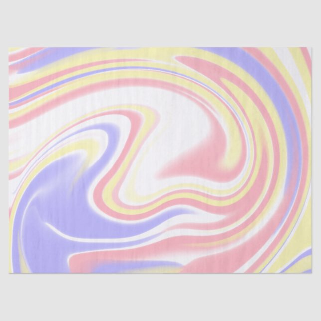 Papel De Seda Púrpura rosa vermelha púrpura padrão moderno (Frente )