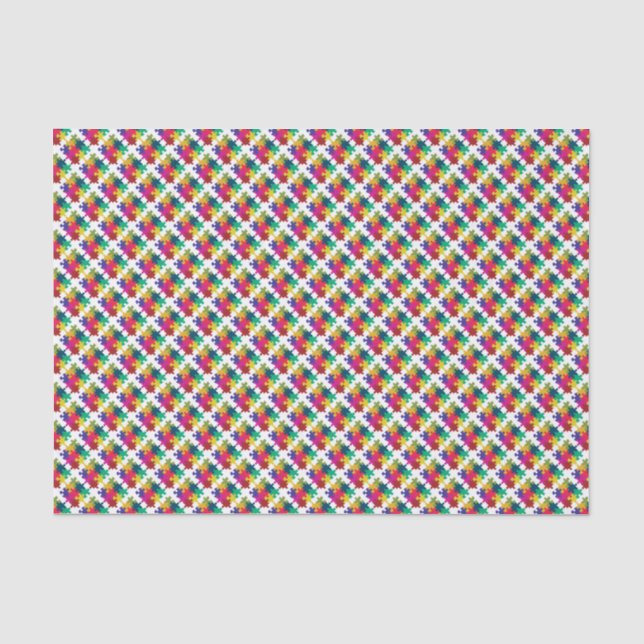Papel De Seda Puzzled (Frente )