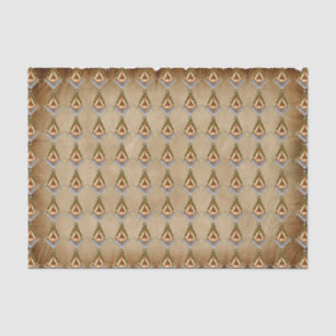 Papel De Seda Quadrado e compasso tirados mão com todo o olho de