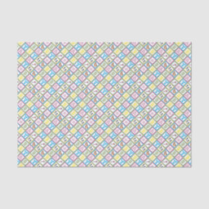Papel De Seda Quadrados de Menina Doce