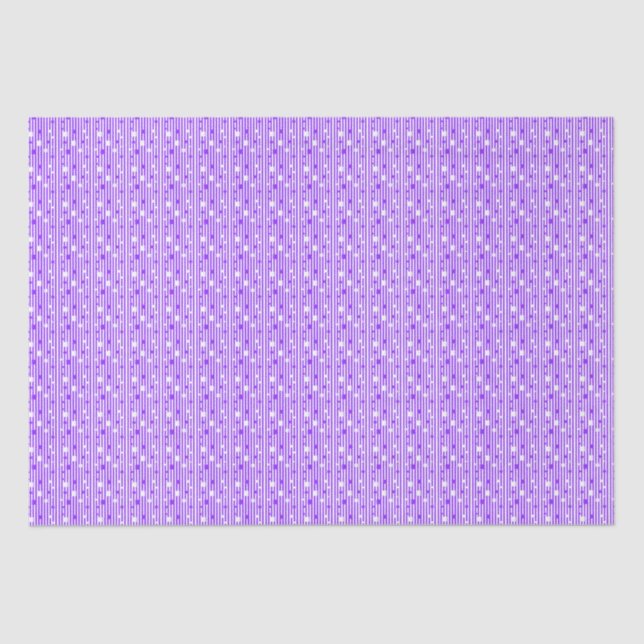 Papel De Seda Quadrados de Perigo Roxo (Frente )