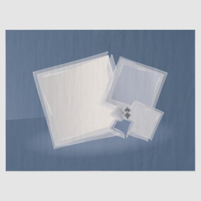 Papel De Seda Quadrados Fibonacci Rolling (Frente )