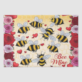 Papel De Seda Quadro de Amor Floral de Bee Mine