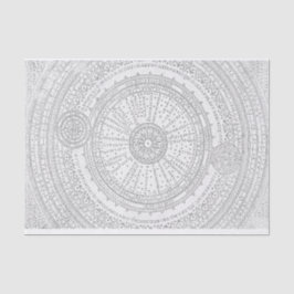 Papel De Seda Quadro de astro do texto latino desvanecido