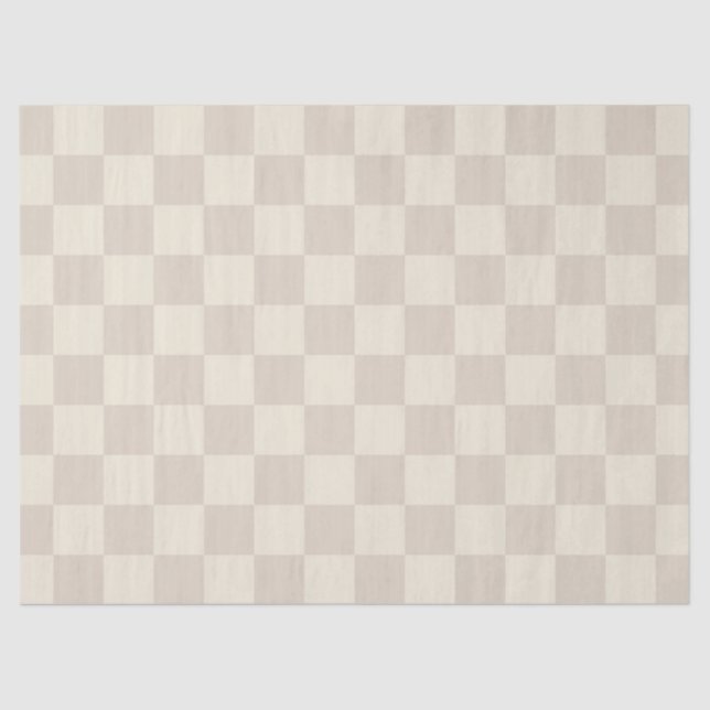 Papel De Seda Quadro de controlo branco claro, castanho e esbran (Frente )