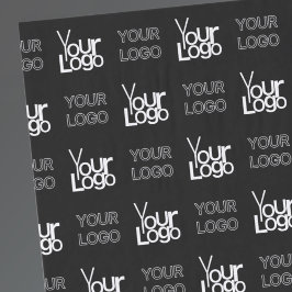 Papel De Seda Qualquer dois logotipos ou imagens reproduzindo pa