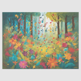 Papel De Seda Quando A Floresta Canta