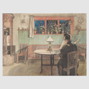 Papel De Seda Quando as crianças foram para a cama de Carl Larss