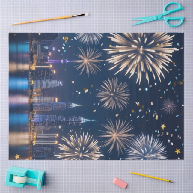 Papel De Seda Quando as Luzes Começarem a Cair (Arte )