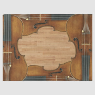 Papel De Seda Quarteto do violino de Stradivari no efeito de