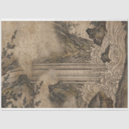 Papel De Seda Quebra d'água (Arte da Paisagem Japonesa) (Kano Mo