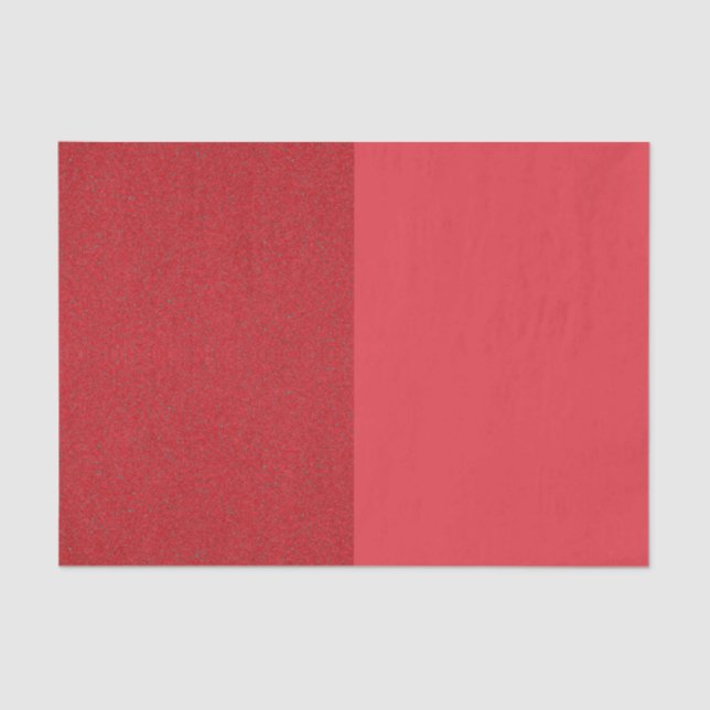 Papel De Seda Quebra de Tecido de Textura Dividida do Tomato Ver (Frente )