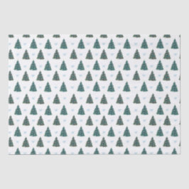 Papel De Seda Quebra do presente na Fazenda da árvore de Natal a