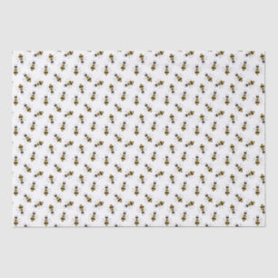 Papel De Seda Quebra Rústica Ilustrada de Bumble Bee