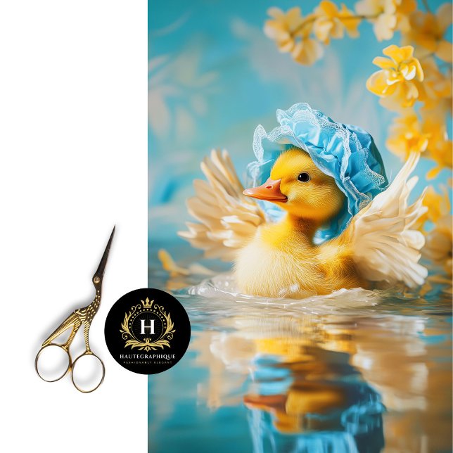 Papel De Seda Quebra Whimsical em Decoupage de Folha Azul (Criador carregado)