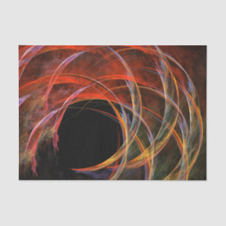 Papel De Seda Quebrando a Abstrato de Círculo