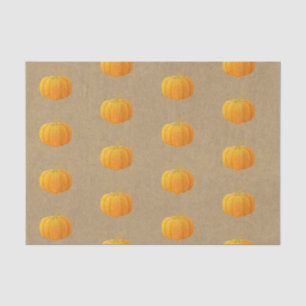 Papel De Seda Queda Laranja Brilhante Brilhante Autumn Pumpkin K