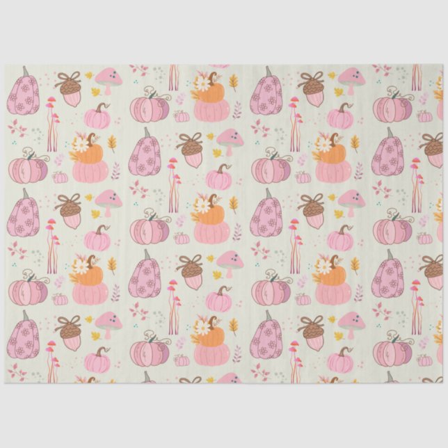 Papel De Seda Queda Rosa (Frente )