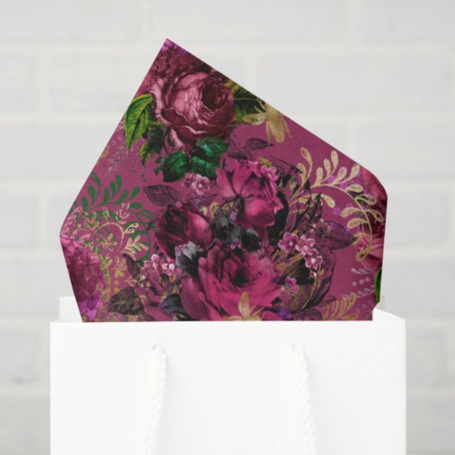 Papel De Seda Queen Bee Pattern (Sacola de presentes)