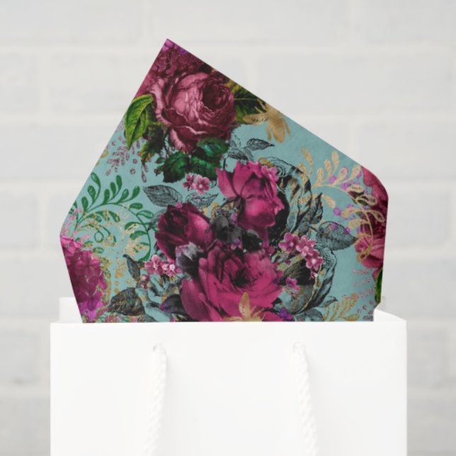 Papel De Seda Queen Bee Pattern (Sacola de presentes)