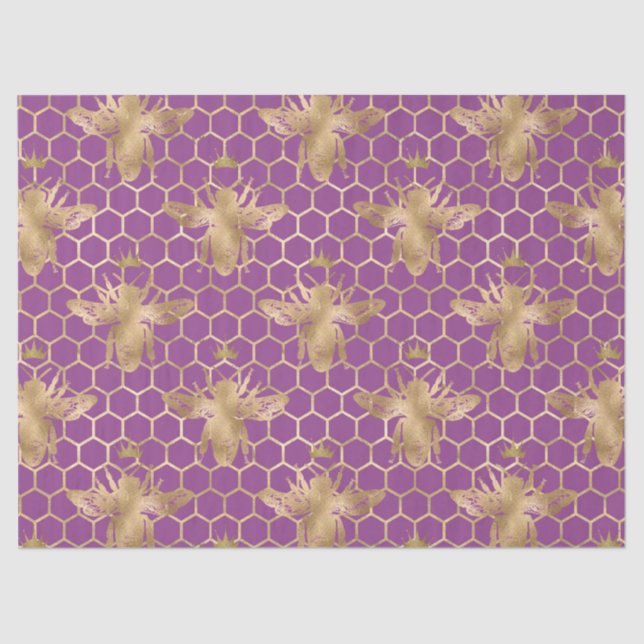 Papel De Seda Queen Bee Series Design 40 (Frente )