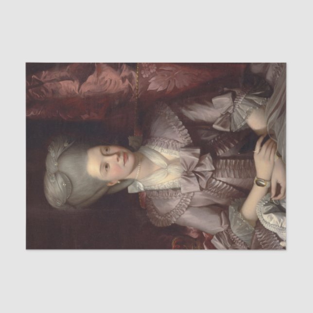 Papel De Seda Queen Charlotte (1777) por Benjamin West (Frente )