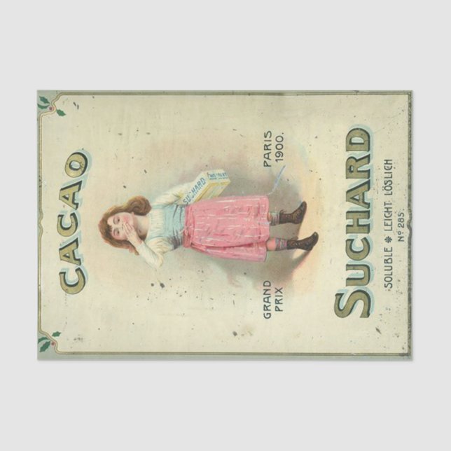 Papel De Seda Queijo de Chocolate Vitoriano (Frente )