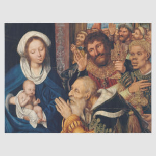 Papel De Seda Quentin Matsys - A Adoração do Magi