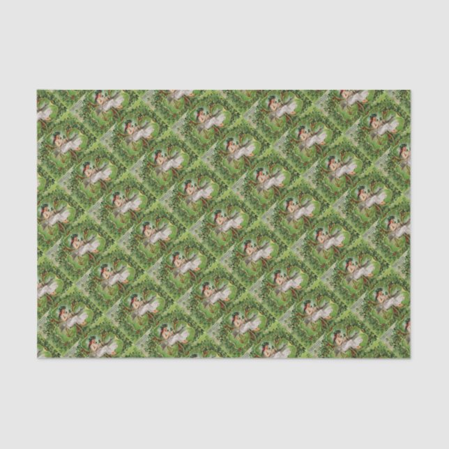 Papel De Seda Querido Shamrock pequeno (Frente )