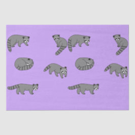 Papel De Seda Raccoons