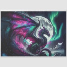 Papel De Seda Rainbow Dragon Aurora
