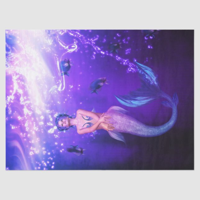 Papel De Seda Rainbow Mermaid (Frente )
