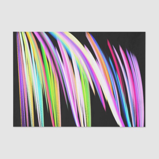 Papel De Seda Rainbow Scribble (Frente )