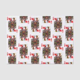 Papel De Seda Rainha Antica de Corações