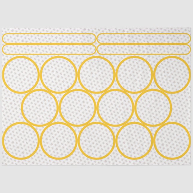 Papel De Seda Rainha Bebida Espessa Jar Topper (Frente )