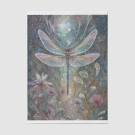 Papel De Seda Rainha Brilhante do Verão, Jardim de Libélula