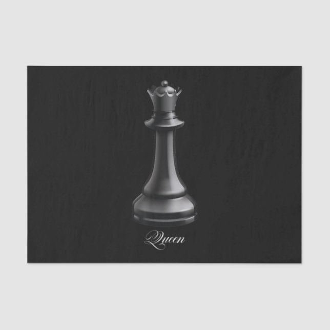 Papel De Seda Rainha Chess Piece Halloween Figuram Xadrez (Frente )