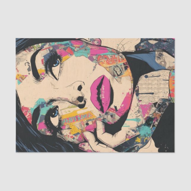 Papel De Seda Rainha da Arte PoP1 (Frente )