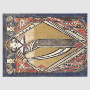 Papel De Seda Rainha de Ouros por Margaret Macdonald Mackintosh