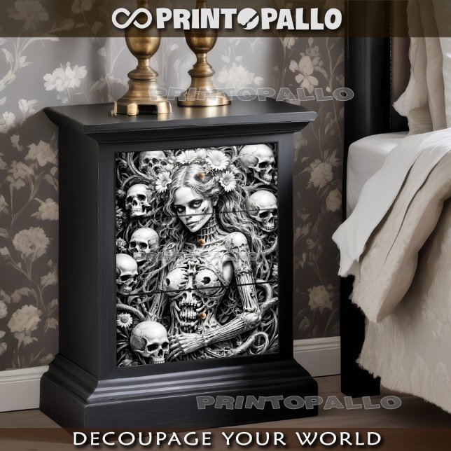 Papel De Seda Rainha do crânio (Criador carregado)