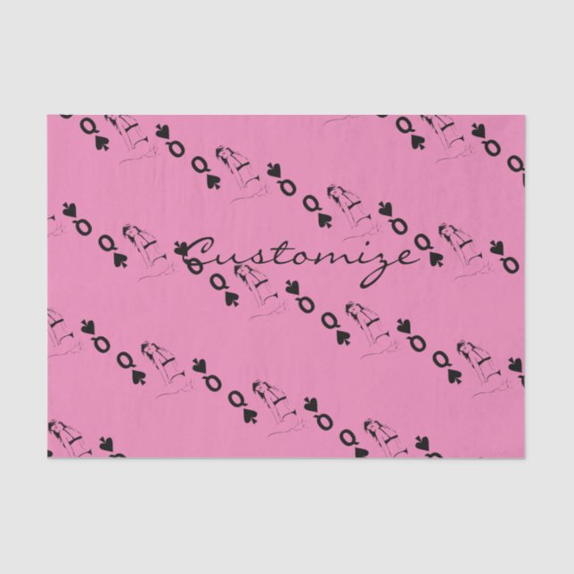 Papel De Seda Rainha do Espadas Bikini Garota Trovão (Frente )