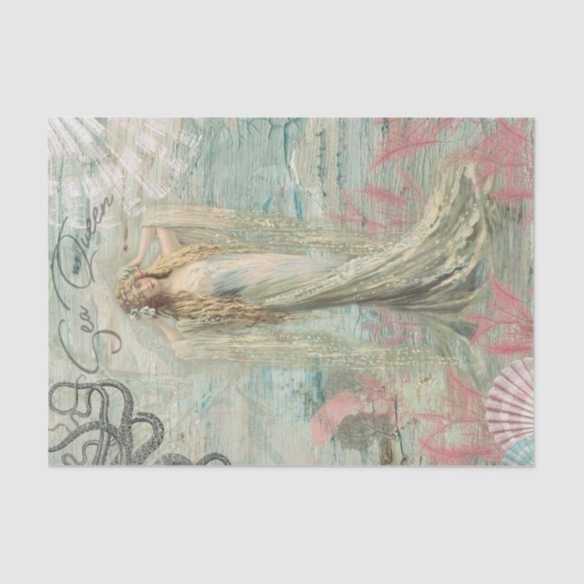 Papel De Seda Rainha do mar (Frente )