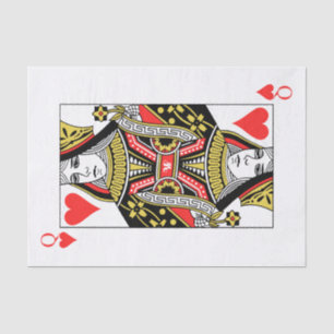 Papel De Seda Rainha dos corações