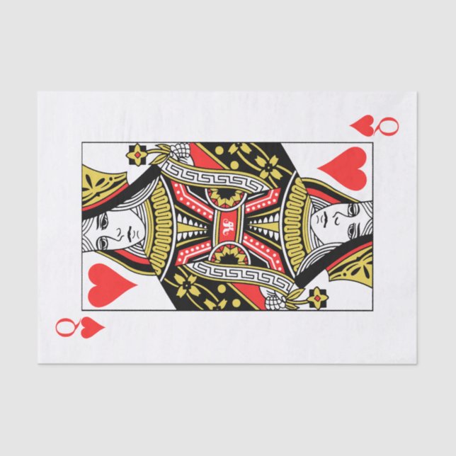 Papel De Seda Rainha dos corações (Frente )