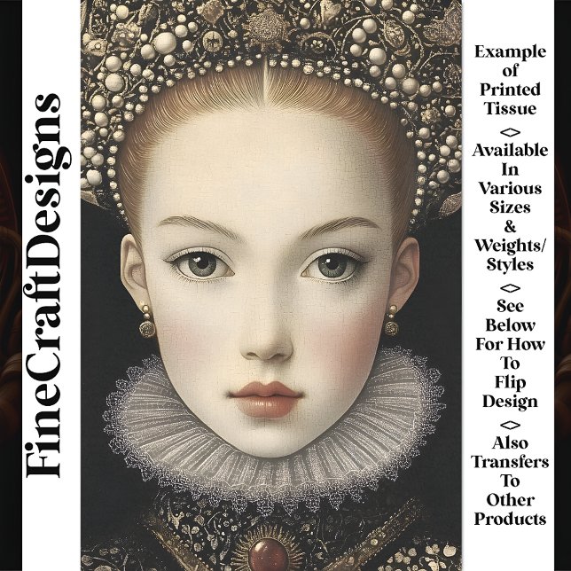 Papel De Seda Rainha Fictícia Rainha Princesa Mulher BG6 Decoupa (Criador carregado)